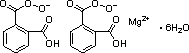 镁二(单过氧邻苯二甲酸)六水结构式