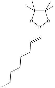 1-辛基硼酸频哪醇酯结构式