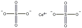 硫酸高铈,四水结构式