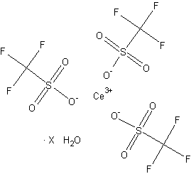 三氟甲烷磺酸铈结构式