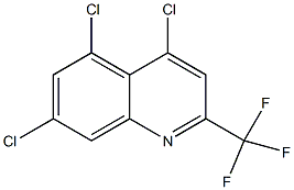 4,5,7-三氯-2-(三氟甲基)喹啉结构式