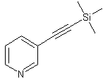 3-(三甲硅乙炔基)吡啶结构式