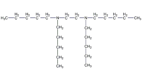 N,N,N',N'-四乙基戊烯二胺结构式