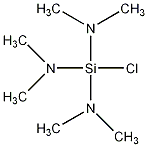 三(二甲氨基)氯硅烷结构式