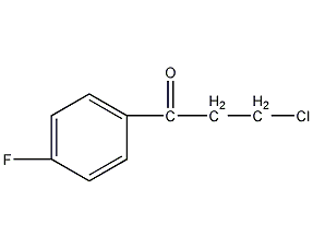 3-氯-4'-氟苯丙酮结构式