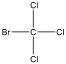溴三氯甲烷结构式