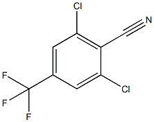 2,6-二氯-4-三氟甲基苄腈结构式