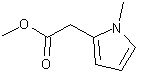1-甲基-2-吡咯乙酸甲酯结构式
