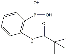2-(TERT-BUTYLCARBONYLAMINO)PHENYLBORONIC ACID结构式