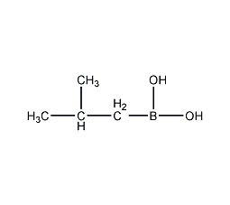 (2-甲基丙基)硼酸结构式