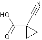 1-氰基环丙烷羧酸结构式