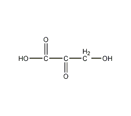 3-羟基-2-羰基丙酸结构式