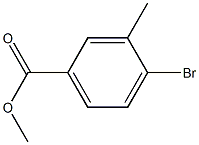 4-溴-3-甲基苯甲酸甲酯结构式