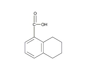5,6,7,8-四羟基萘-1-羧酸结构式