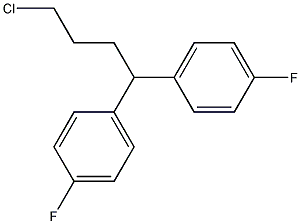 4,4,-二(4-氟苯)氯丁烷结构式