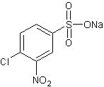 4-氯-3-硝基苯磺酸钠结构式