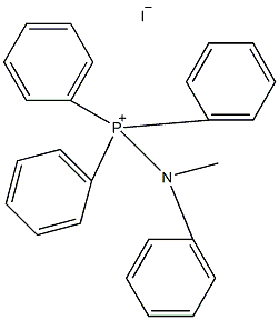 N-甲基-N-苯胺基三苯基碘化膦结构式