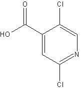 2,5-二氯异烟酸结构式