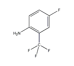 2-氨基-5-氟三氟甲苯结构式