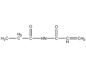 N-丙酰基丙烯酰胺结构式