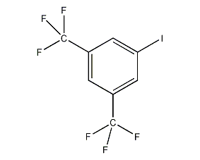 3,5-双(三氟甲基)碘苯结构式