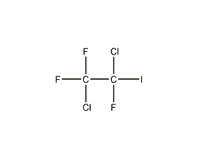 1,2-二氯-1,1,2-三氟-2-碘乙烷结构式