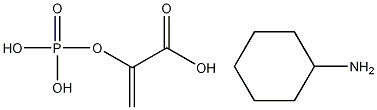 磷酸烯醇丙酮酸单环己胺盐结构式