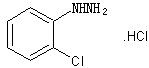 2-氯苯肼盐酸盐结构式