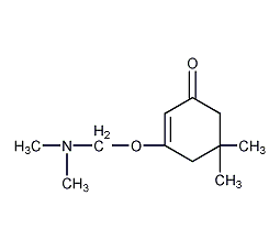 5,5-二甲基-3-氧环己-1-己烯二甲基氨基甲酸酯结构式
