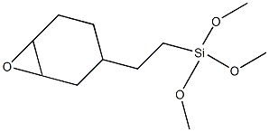β-(3,4-环氧环己烷)乙基三甲氧基硅烷结构式