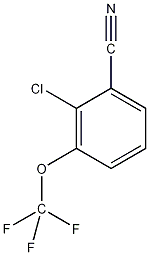 3-氯-4-(三氟甲氧基)苯甲腈结构式