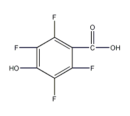 4-羟基-2,3,5,6-四氟苯甲酸结构式