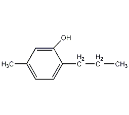 3-甲基-6-丙基苯酚结构式