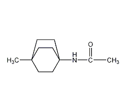 N-(4-甲基双环[2.2.2]辛-1-基)乙酰胺结构式