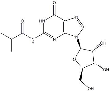 N2-异丁酰鸟苷结构式