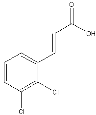 2,3-二氯肉桂酸结构式