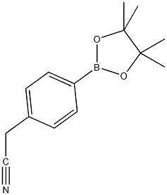 4-氰甲基苯硼酸频哪酯结构式