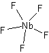 氟化铌(V)结构式