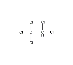 1,1,1,2,2-五氯乙烷结构式