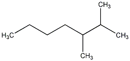 2,3-二甲基庚烷结构式