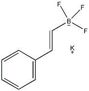 反-β-苯乙烯三氟硼酸钾结构式