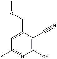 2-羟基-4-甲氧基甲基-6-甲基-5-硝基烟酸腈结构式