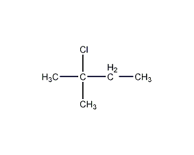 2-氯-2-甲基丁烷结构式