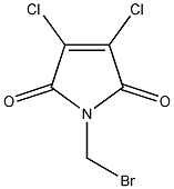 N-溴-2,3-二氯马来酰亚胺结构式