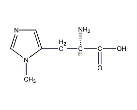 3-甲基-L-组氨酸结构式