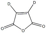 马来酸酐-d2结构式