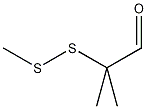 2-(甲基二硫)-异丁醛结构式