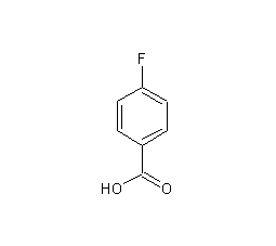 对氟苯甲酸结构式