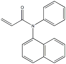 N-(1-萘基)-N-苯丙烯酰胺结构式