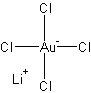 四氯金酸锂结构式